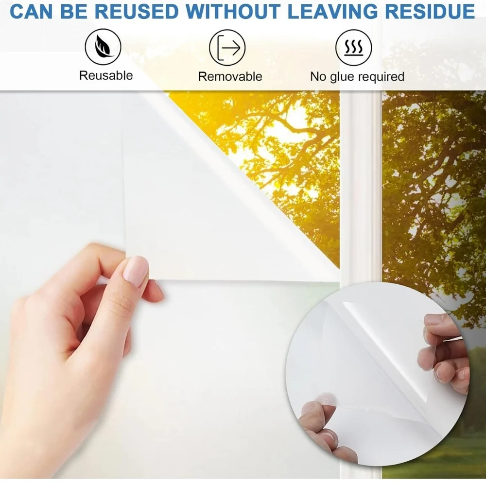 17.5x78.7 Inch White Frosted Glass Window Film (32)